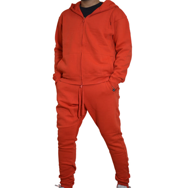 Men's Jogging Sets Fleece - RED