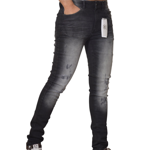 Men's Stretch SKINNY Denim DS-109 BLACK