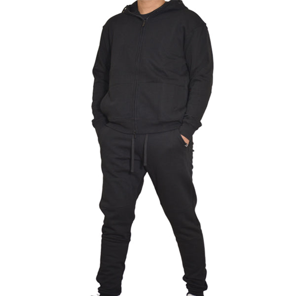 Men's Jogging Sets Fleece - BLACK