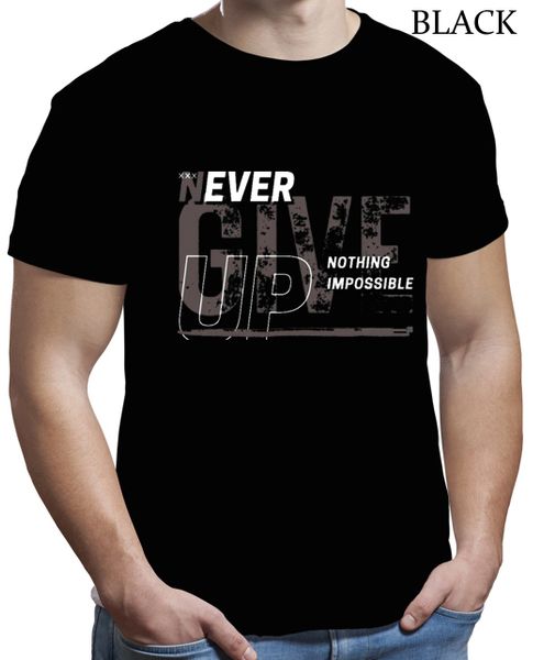 Men's TEE - NEVER GIVE UP