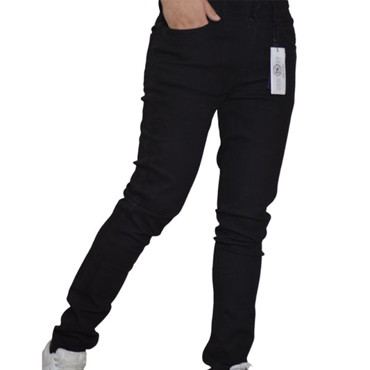 Men's Stretch SKINNY Denim DS-116 JET BLACK