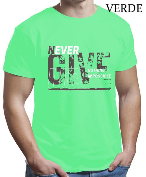 Men's TEE - NEVER GIVE UP