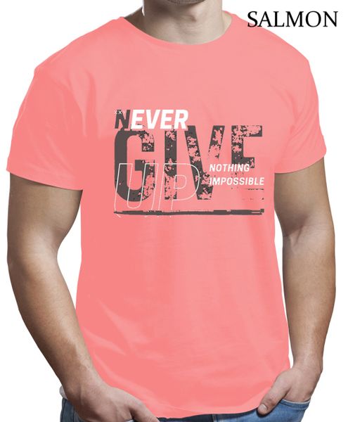 Men's TEE - NEVER GIVE UP