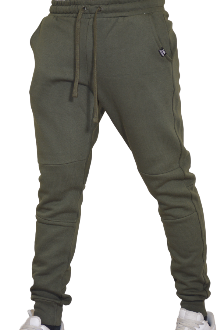 Men's Jogging Sets Fleece - OLIVE