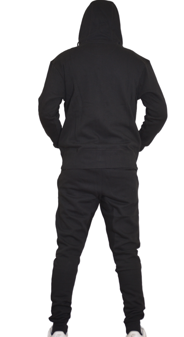 Men's Jogging Sets Fleece - BLACK